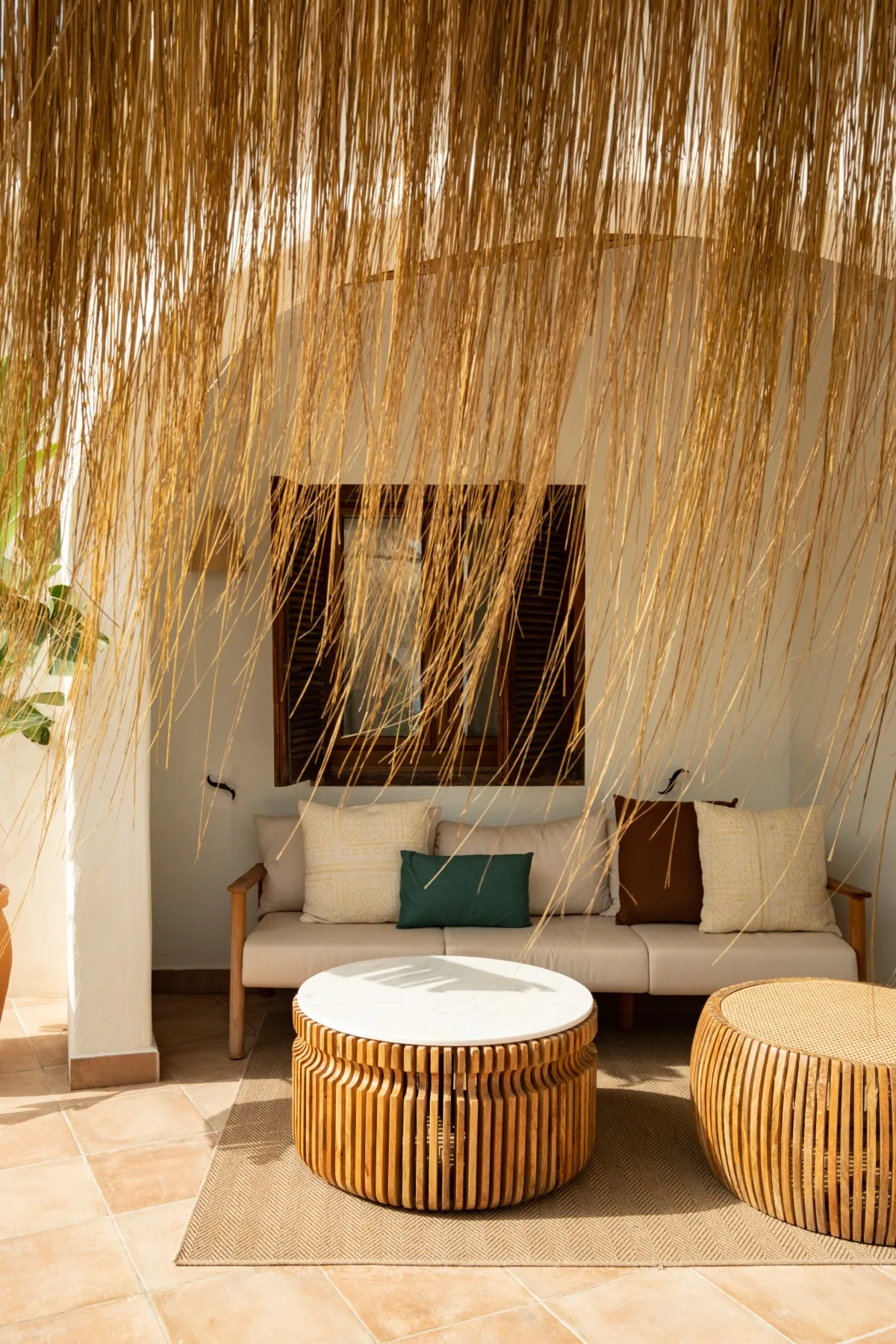 Ca Janine thatch cabana