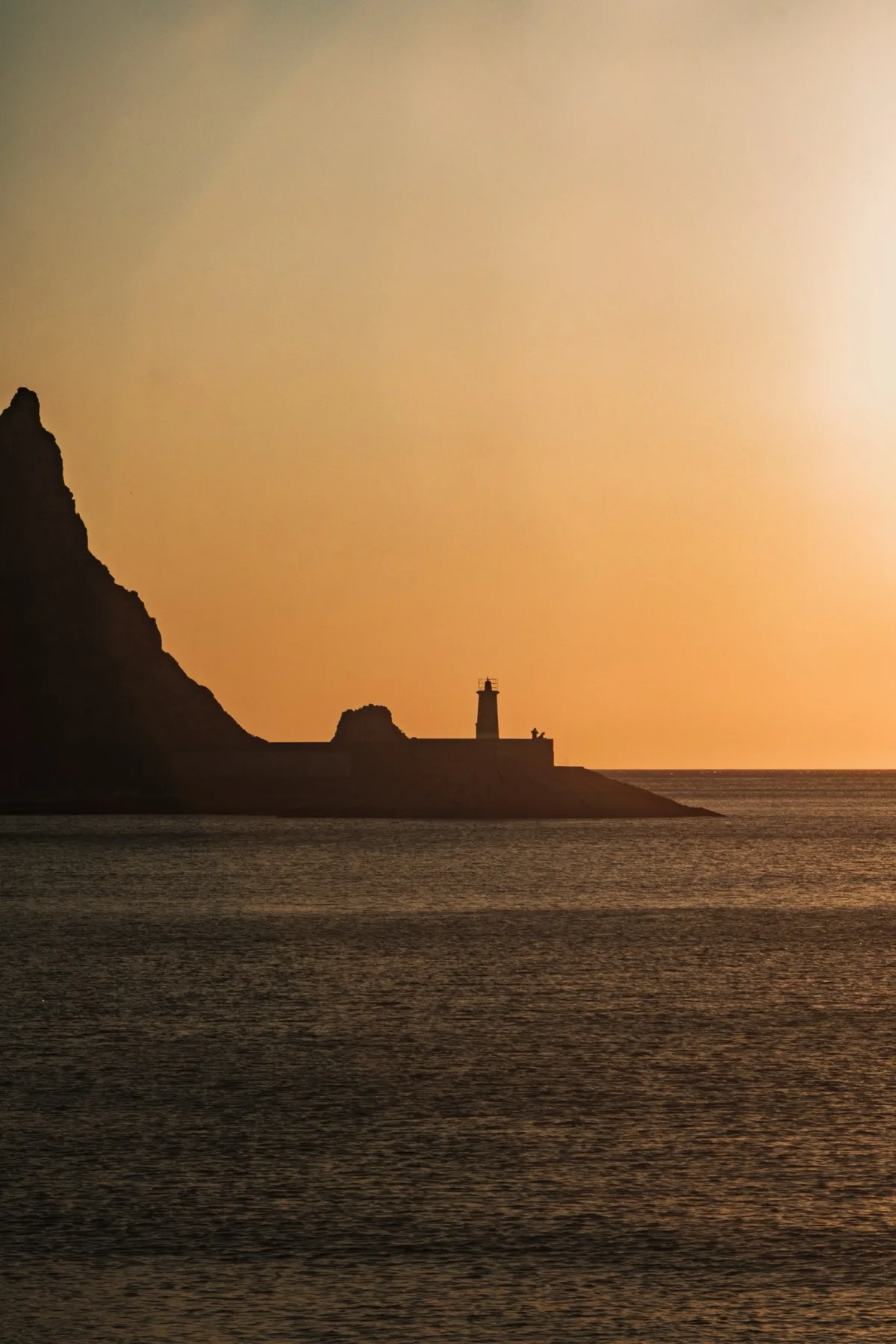 Jávea coastline at dusk