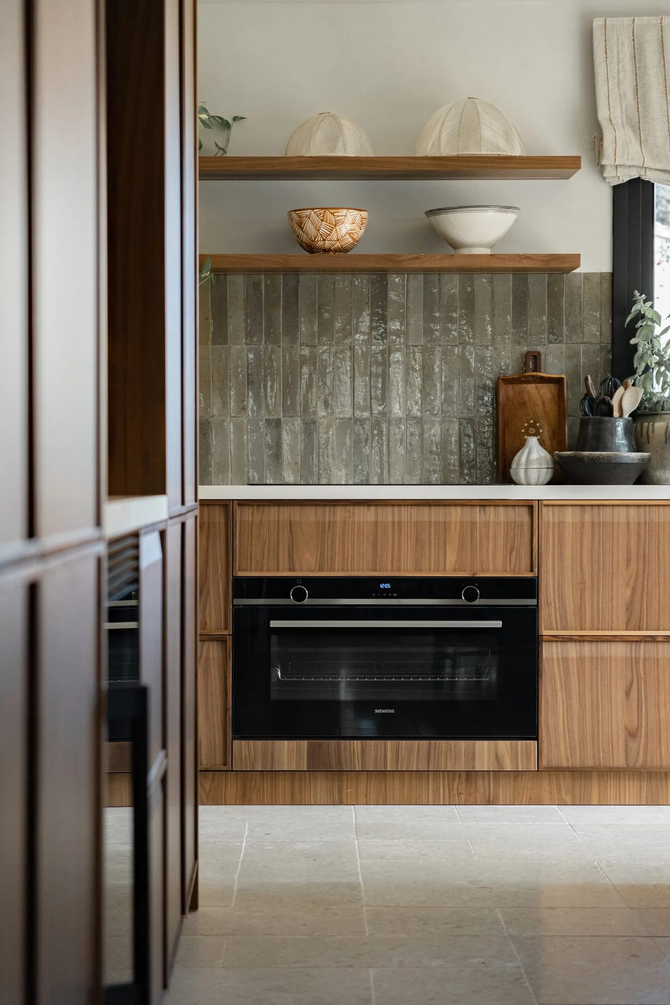 Kitchen with oak